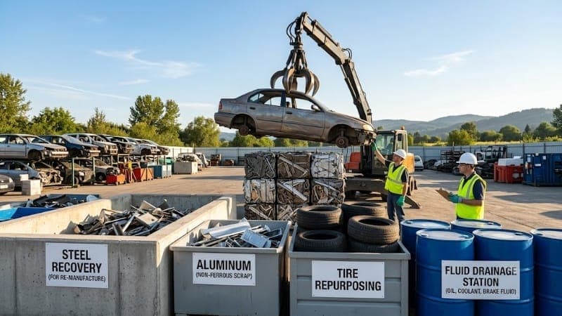 How Auto Recycling Conserves Resources