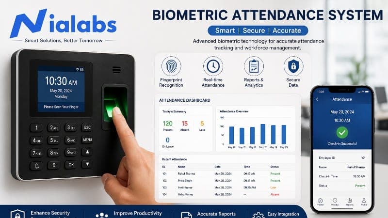 Top 10 Biometric Attendance Machines in India (2026)