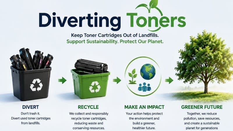 Diverting Toners from Landfill a Sustainable Solution