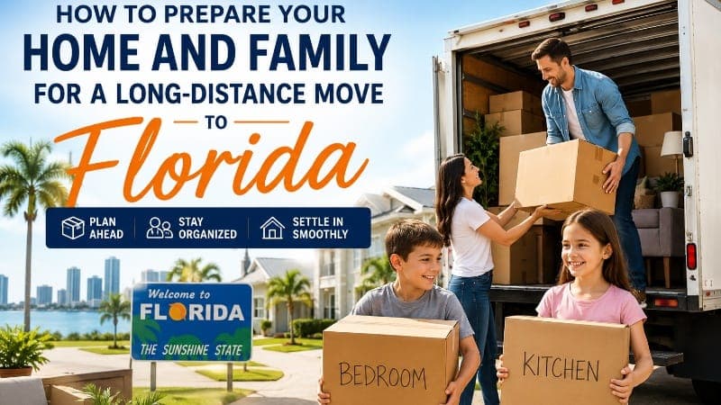 Prepare Your Family for a Long-Distance Move to Florida