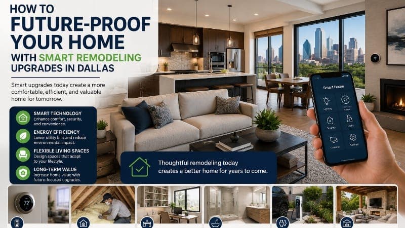 Home With Smart Remodeling Upgrades in Dallas