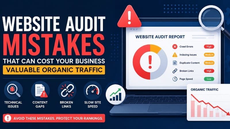 Website Audit Mistakes That Can Cost Your Organic Traffic