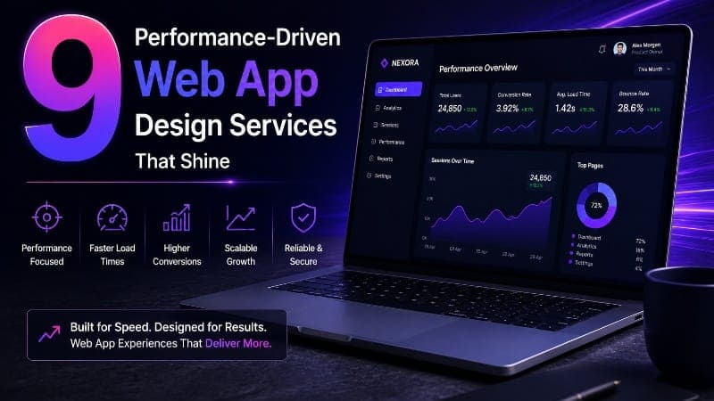 9 Performance-Driven Web App UX Design Services That Shine
