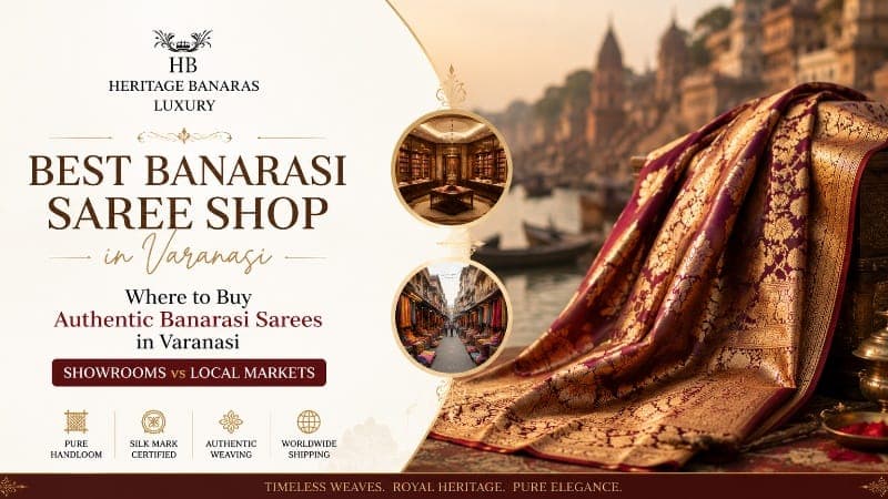 Best Banarasi Saree Shop in Banaras for Premium Silk Sarees