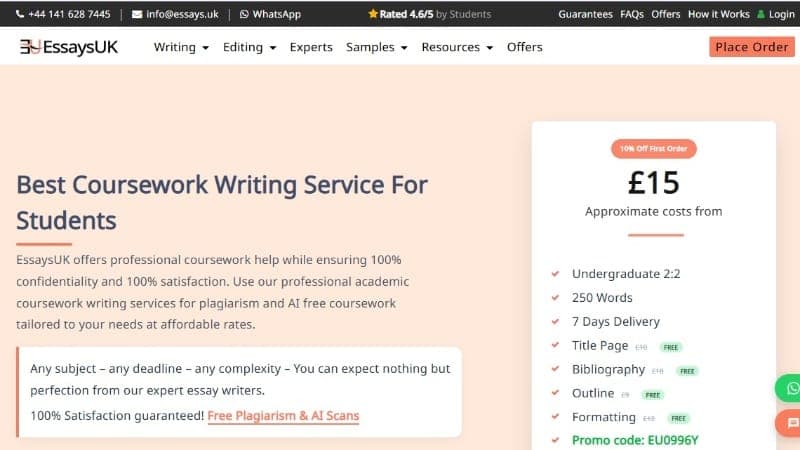 Coursework Writing Service | Expert Academic Help