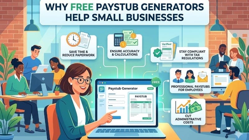 Why Free Paystub Generators Help Small Businesses