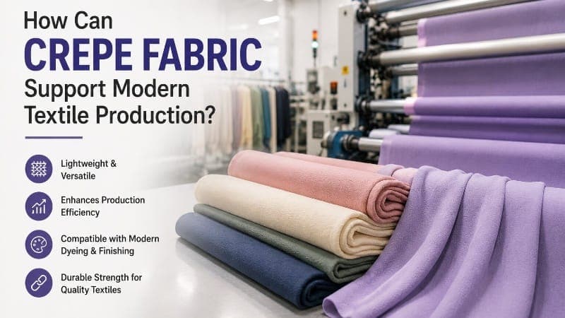 How Can Crepe Fabric Support Modern Textile Production?