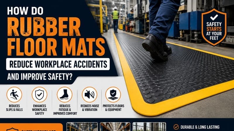 How Do Rubber Floor Mats Improve Workplace Safety?