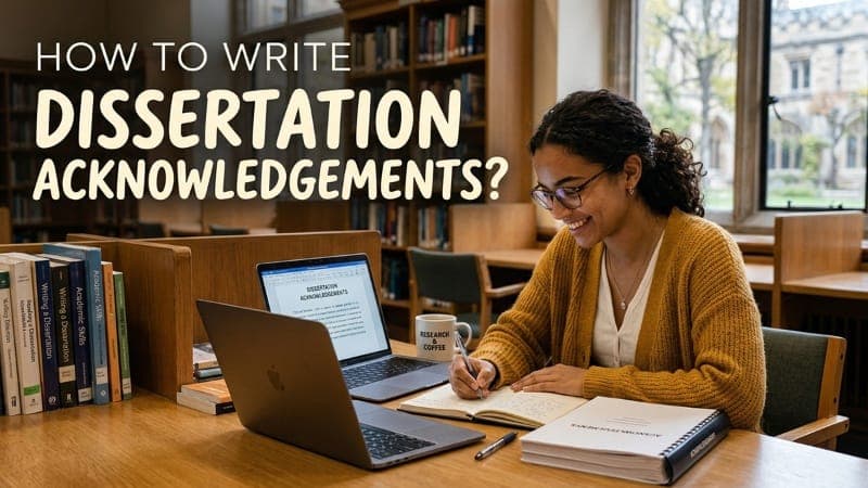 How to Write Dissertation Acknowledgements?