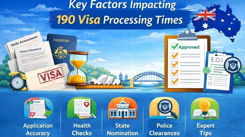 Key Factors Impacting 190 Visa Processing Times