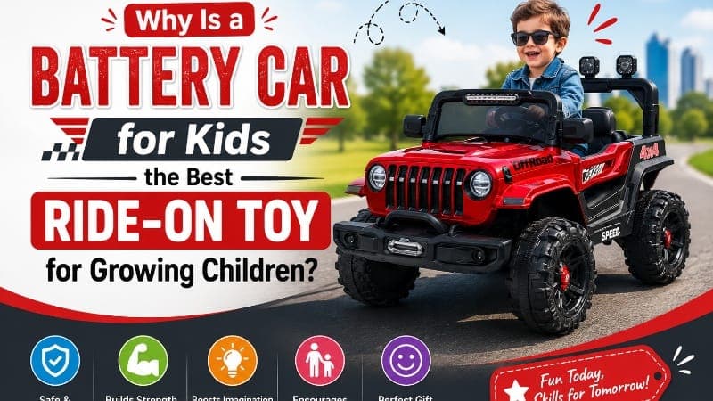 Why Choose a Battery Car for Kids for Growing Children?