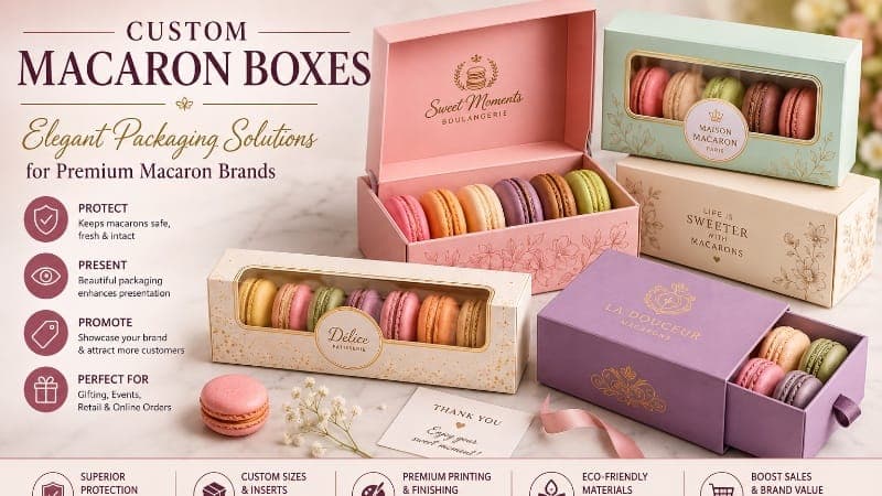 Custom Macaron Boxes | Premium Macaron Packaging Solutions