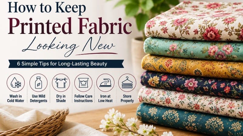 How to Keep Printed Fabric Looking New for Longer