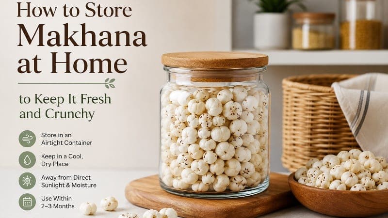 How to Store Makhana at Home to Keep It Fresh and Crunchy