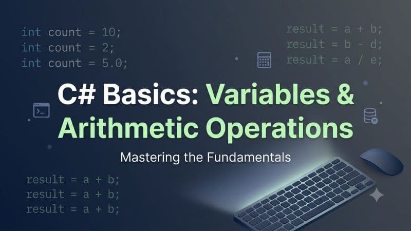 C# Variables & Arithmetic Practice Programs